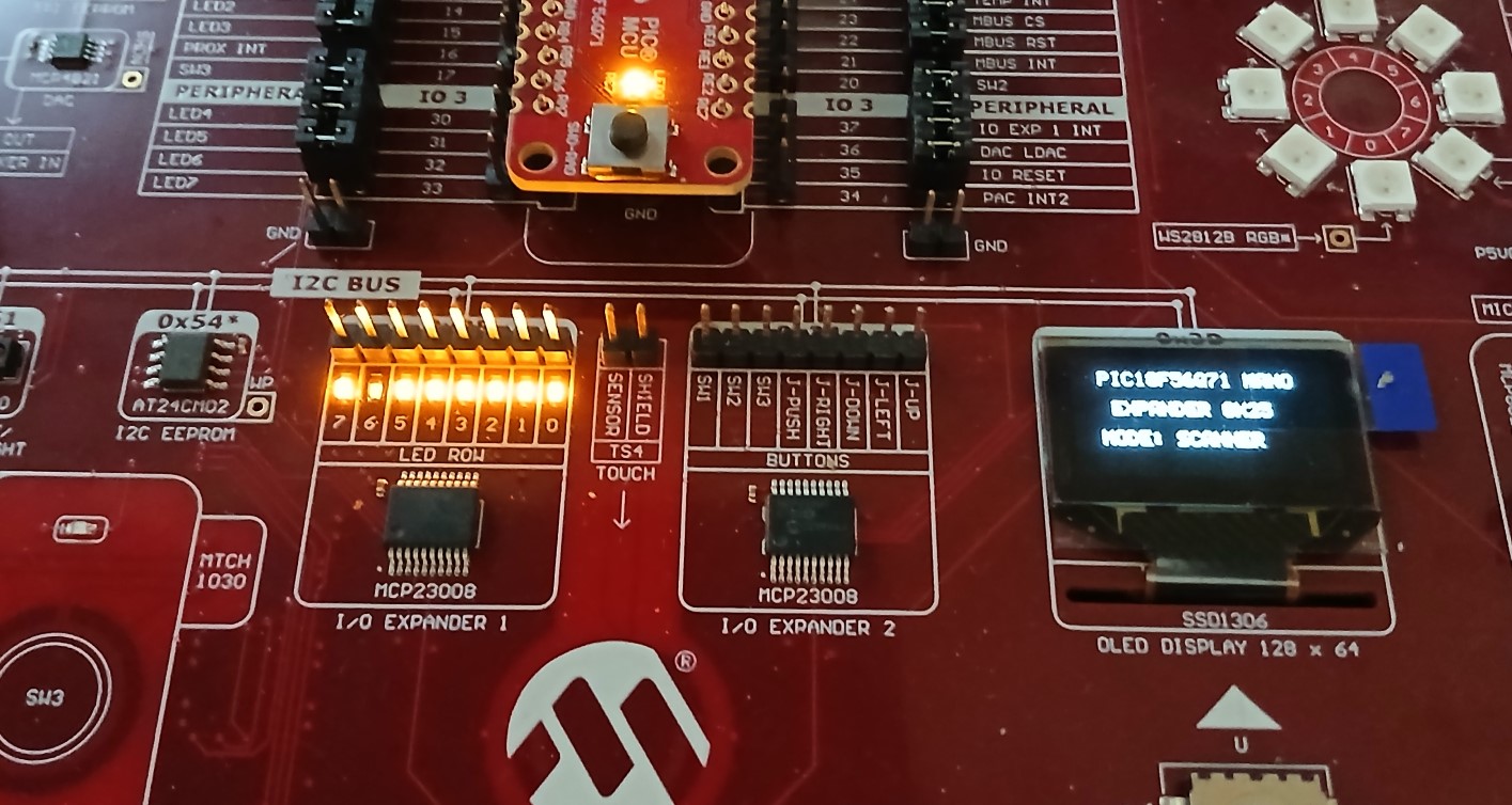 MCP23008 LED and OLED