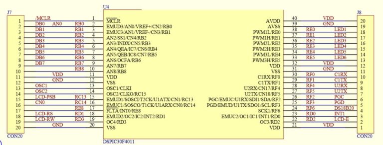 DsPIC30F4011 Development Board OLED example | PIC learning